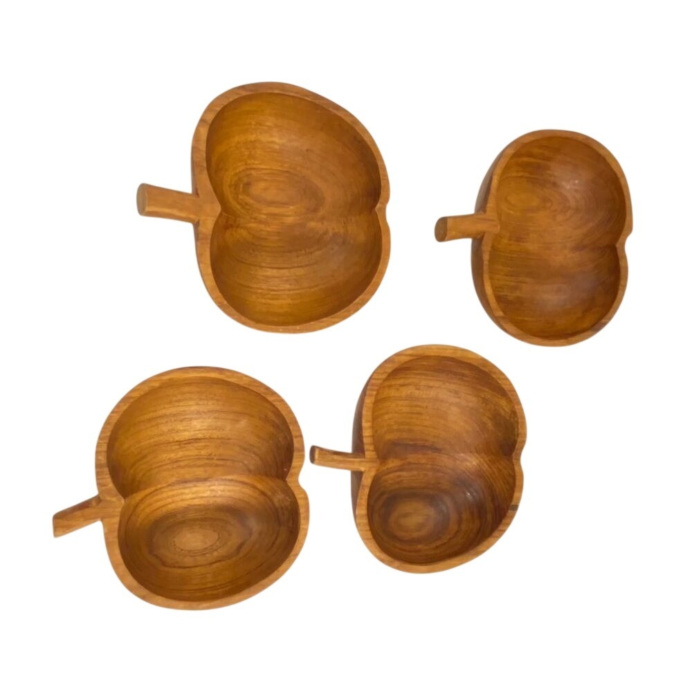 WOODEN‎ APPLE BOWLS